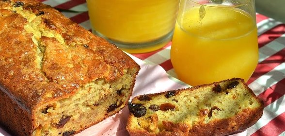 Вкусный кекс с изюмом