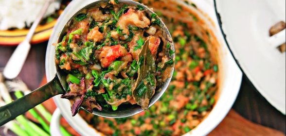 Гамбо из раковых шеек