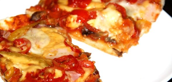Пицца ассорти с двумя сырами