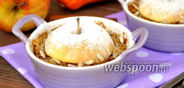 Геркулесовый крамбль с семенами подсолнечника