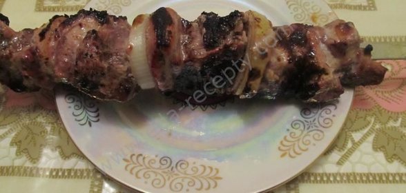 Шашлык в гранатовом соке