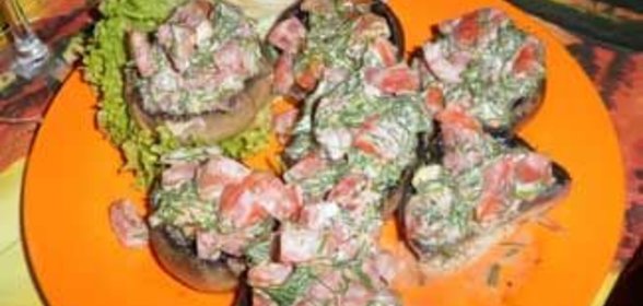 Фаршированные шампиньоны