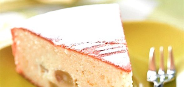 Немецкий творожный пирог с изюмом