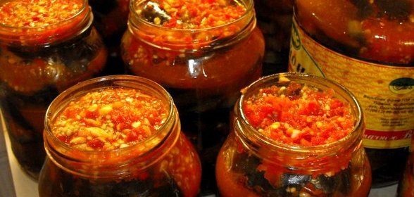 Жареные баклажаны на зиму