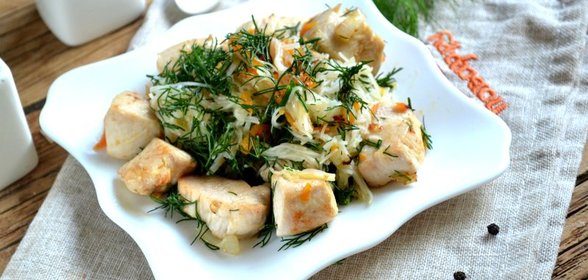 Фунчоза с курицей