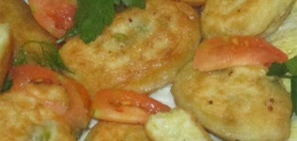Котлетки из картофеля и горошка