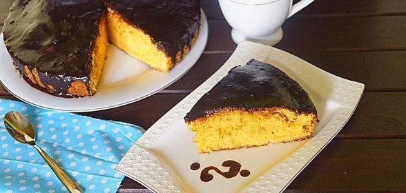 Бразильский морковный пирог (Bolo de cenoura)