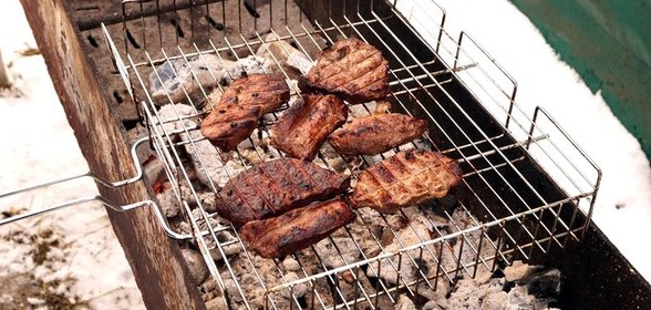 Шашлык из страуса