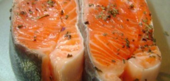 Стейки из сёмги с овощьным гарниром