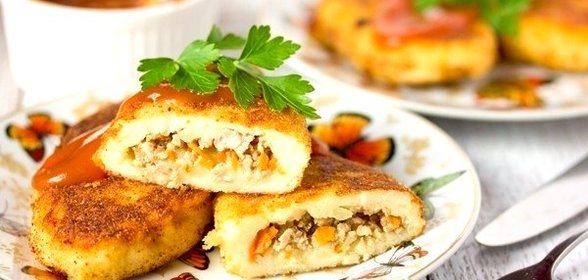 Картофельные зразы с мясом