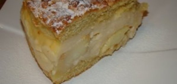 Шарлотка с пуддингом