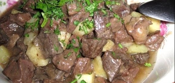 Куырдак с картофелем