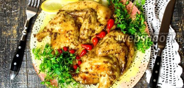 Цыплёнок «а-ля табака» в духовке