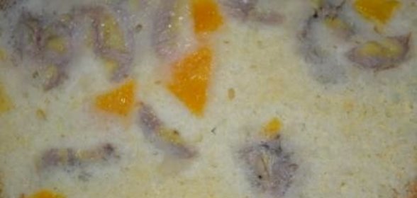 Апельсиново-банановая шарлотка