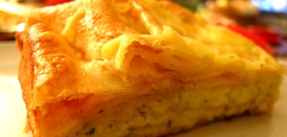 Ачма из лаваша с кефиром