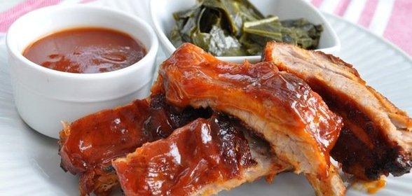 Свиные ребрышки по-канадски