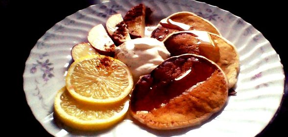 Бюджетные оладьи на кефире