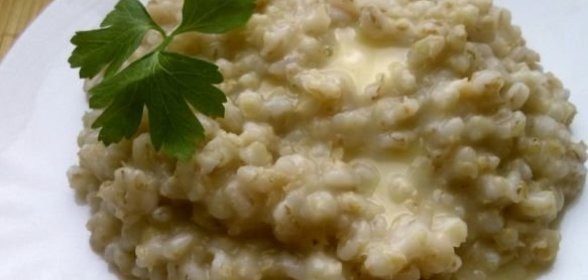 Перловая каша с маслом