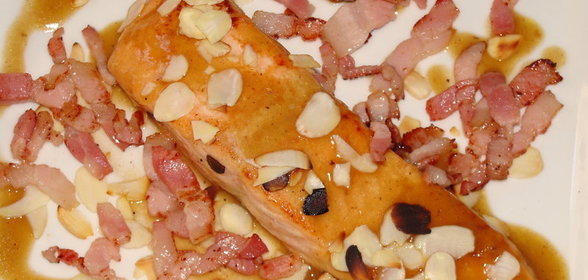 лосось в кисло-сладком соусе