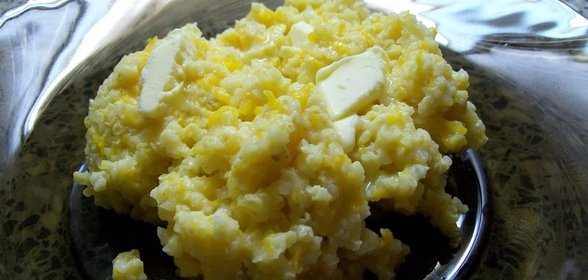 Каша пшенная с тыквой. По традиции в два подхода