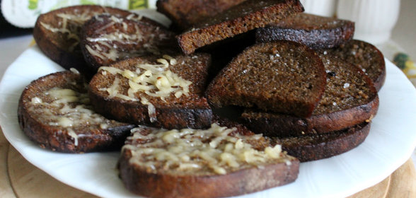 Кepta duona- жареный хлеб или литовские гренки