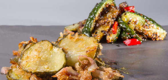 Жареные огурцы