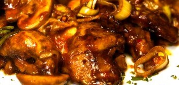 Грибной соус с горчицей