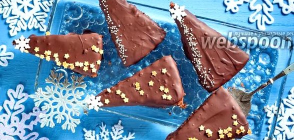 Пирожные «Шоколадные ёлки»