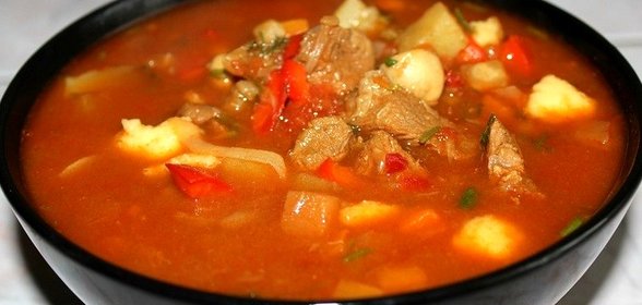 Суп-гуляш из говядины