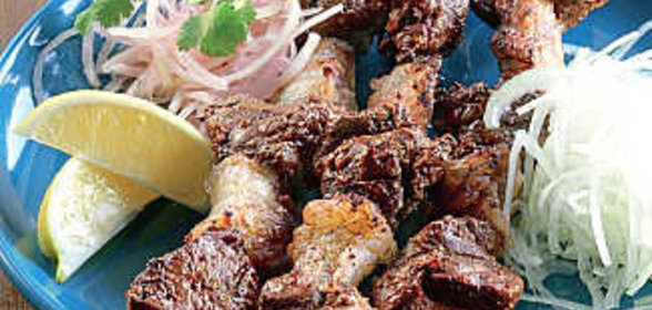 Шашлык думба-жигар