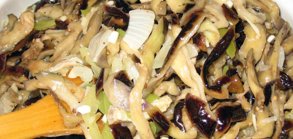 Кади Ча (жареные баклажаны)