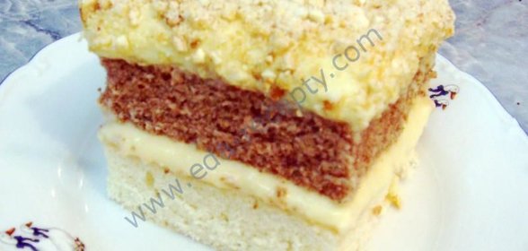 Пышный торт к чаю