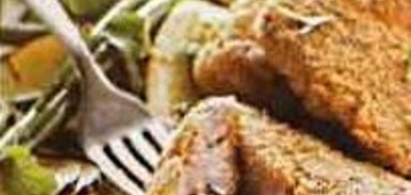 Свиные стейки с овощами