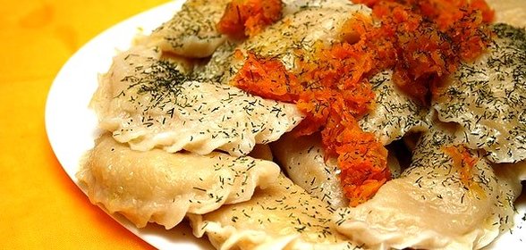 Постные вареники с картошкой