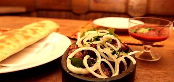 Грузинский шашлык из свинины