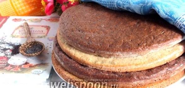 Коржи для торта «Полстакана»