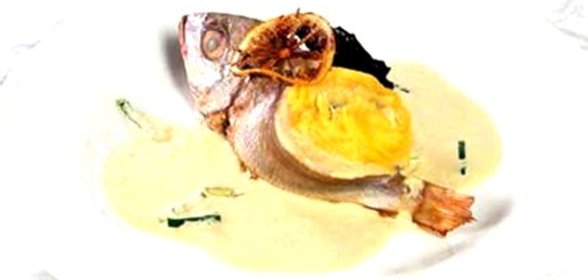 Дорада с картофельным пюре