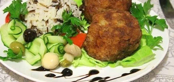 Зразы Сюрприз с рисом Акватика mix за 30 минут