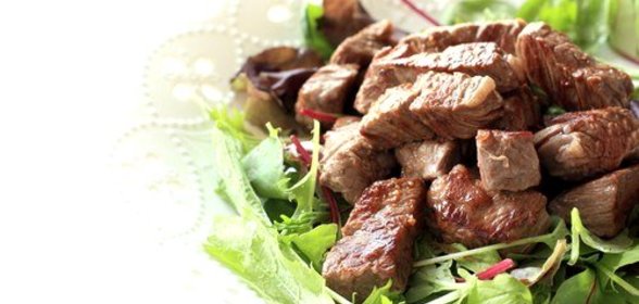 Мини-стейки из говядины с мирином по‑японски