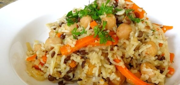 Овощной плов в мультиварке