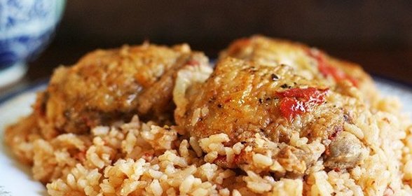 Рис с курицей