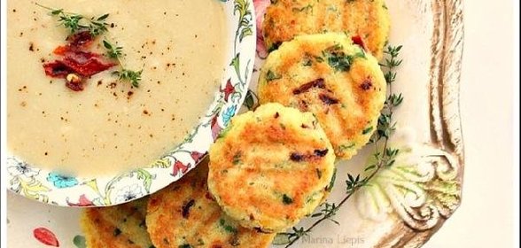 Котлеты из нута и кускуса