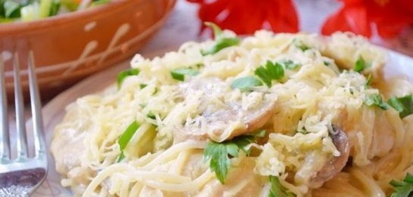 Соус для спагетти с курицей