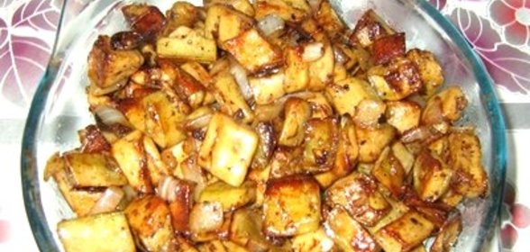 Баклажаны под грибы жареные