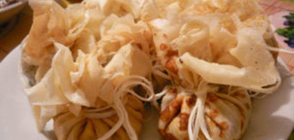 Блинчики с мясной начинкой