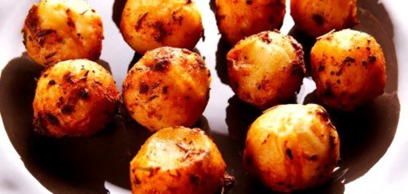 Португальские пышки с соленой треской