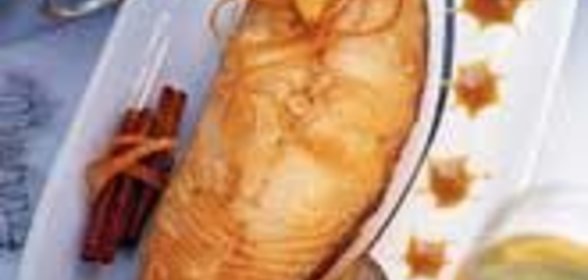 Испанский палтус с карамболой