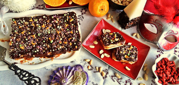 Тортик из печенья под двойным шоколадом (спасибо mama tasi!)