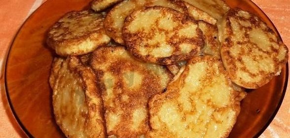 Постные кабачковые оладьи