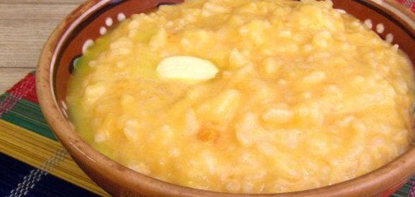 Каша рисовая с тыквой